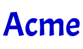 Acme fuente